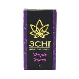 3Chi Delta 8 Cartridge, Purple Punch, 1 g