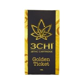 3Chi Delta 8 Cartridge, Golden Ticket, 1 g