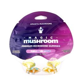 Alpha Magic Mushroom Gummies- 4PK, Purple Berry Splash, 2000 mg