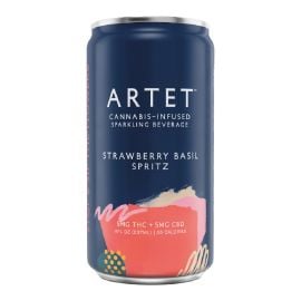 ARTET D9 Infused Spritz, Strawberry Basil, 10 mg