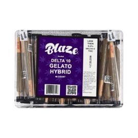 Blaze Delta 10 Preroll (40CT), Gelato (Hybrid), 1 g