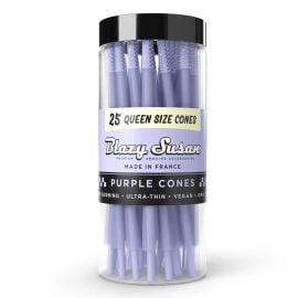 Blazy Susan Cones Jar, Purple, Queen