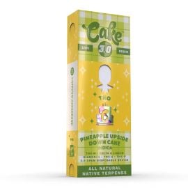 Cake Delta 8 Live Resin TKO Cartridge (5CT), Pineapple Upside Down (Indica), 2 g