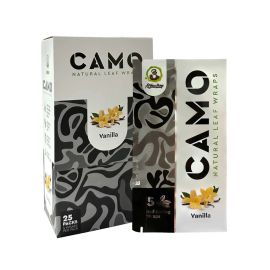 Camo Hemp Wraps- 5PK (25CT), Vanilla