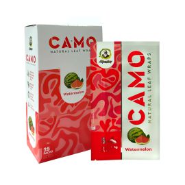 Camo Hemp Wraps- 5PK (25CT), Watermelon