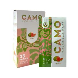 Camo Hemp Wraps- 5PK (25CT), Guava