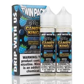 Candy King E-Liquid, Blue Razz Bubblegum, 3MG/120ML