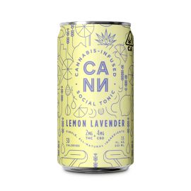 CANN D9/CBD Infused Social Tonic, Lemon Lavender, 6mg