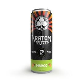 Club13 Kratom Seltzer, Mango, 75 MIT