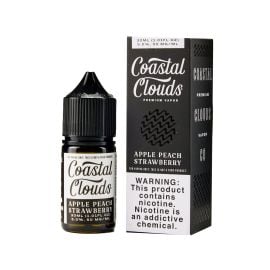 Coastal Clouds Salt E-Liquid, Apple Peach Strawberry, 50 mg