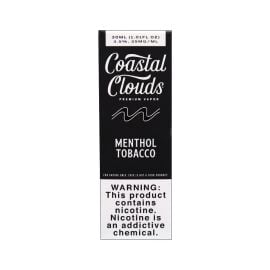 Coastal Clouds Salt E-Liquid, Menthol Tobacco, 35 mg