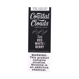 Coastal Clouds Salt E-Liquid, Red White And Berry Iced, 35 mg