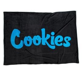 Cookies Jacquard Logo Blanket, Black, 50 in x 68 in