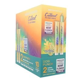 Cutleaf THCA Prerolls- 2PK (10CT), Dosi Punch (Indica), 2 g