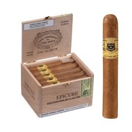 EXCALIBUR Epicures Cigar Box (20CT), Connecticut Shade Claro