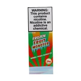 Frozen Monster Salt E-Liquid, Mango Peach Guava Ice, 24 mg