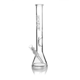 GRAV Beaker Base Water Pipe, Clear, Large