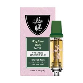 Hidden Hills THCA Night Night Blend Cartridge (5CT), Keylime Zest, 2 g