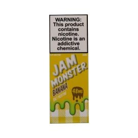 Jam Monster Salt E-Liquid, Banana Jam, 48 mg