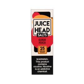 Juice Head Salt E-Liquid, Guava Peach, 25 mg