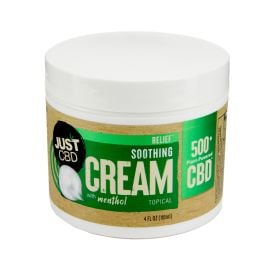 Just CBD Relief Cream, Unscented, 500 mg