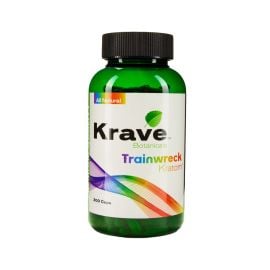 Krave Kratom Capsules, Trainwreck, 300PK