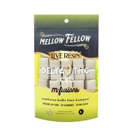 Mellow Fellow Live Resin D9 + CBD M-Fusions Gummies- 20PK