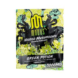 Modus Voodoo Mushroom Gummies- 6PK, Green Potion, 3000MG