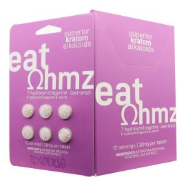 Ohmz Kratom 8-OH + Red-OH + 7-OH Tablets Box, 6pk, 180 mg