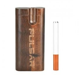 Pulsar Wood Dugout with Bat, Dark, 4 in