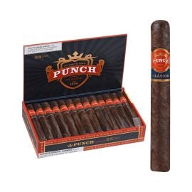 PUNCH Cigar Box, Connecticut Broadleaf Double Maduro, Elites 5 1/4 x 45