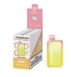 RabBeats RC10000 Disposable (10CT), Peach Mango, 5%