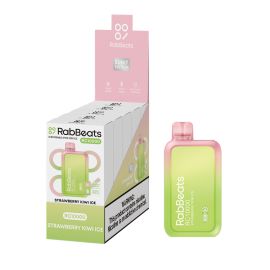 RabBeats RC10000 Disposable (10CT), Strawberry Kiwi Ice, 5%