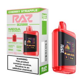 RAZ DC25000 Disposable (5CT), Cherry Strapple, 5%