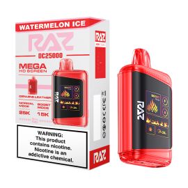 RAZ DC25000 Disposable (5CT), Watermelon Ice, 5%