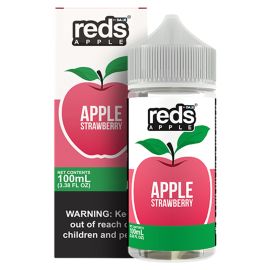 Reds Apple E-Liquid by 7 Daze, Strawberry, 3MG