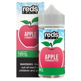 Reds Apple E-Liquid by 7 Daze, Strawberry Iced, 3MG