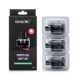 Smok RPM5 Replacement Pods- 3PK, Bright Black