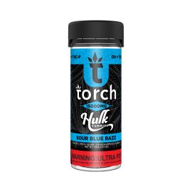 Torch Delta 9 + THCP Hulk Gummies- 20PK, Sour Blue Razz, 15,000mg