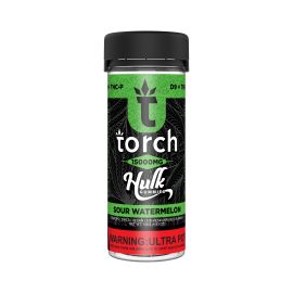 Torch Delta 9 + THCP Hulk Gummies- 20PK, Sour Watermelon, 15,000mg