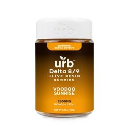 Urb Delta 8 + Delta 9 THC Gummies- 35PK, Voodoo Sunrise, 3500 mg