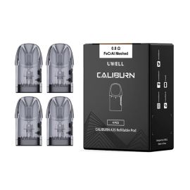 Uwell Caliburn A3S Replacement Pods- 4PK, 0.8 ohm