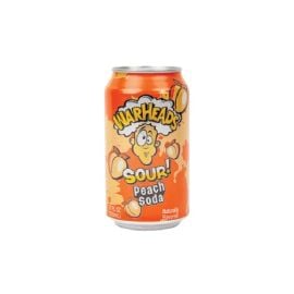 Warheads Sour Soda, Peach, 12 oz