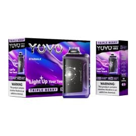 YOVO Starwalk 40K Disposable (5CT), Triple Berry, 5%