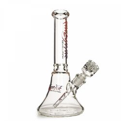 Red Eye Tek Thick Revolution Bell Base Water Pipe, Clear, 14IN