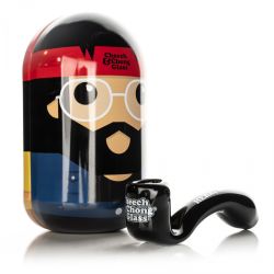 Cheech & Chong Glass Dave's Not Here, Man Sherlock Hand Pipe In Collectible Tin
