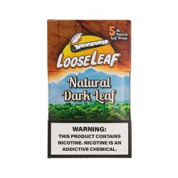Loose Leaf Natural Leaf Cigar Wraps- 5PK (8CT)