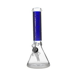 Mind of a Maniac Robot Take Over Beaker Water Pipe, Blue, 14IN