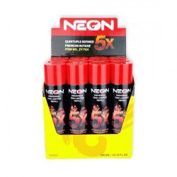 Neon 5X Butane Fuel Refilll (12CT), 300ML