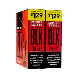 Swisher Sweets $1.29 Black Tip Cigarillos- 2PK (15CT)